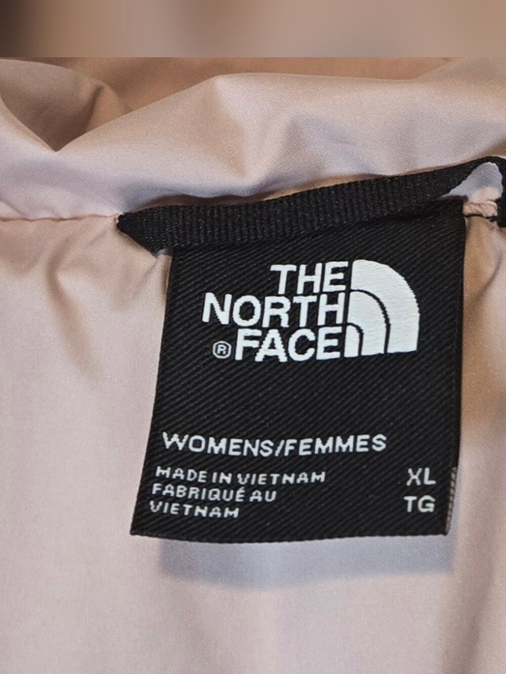 NWT The North Face Light Pink Moss Hooded Baltic Down Puffer Jacket Coat Sz XL - Picture 9 of 14